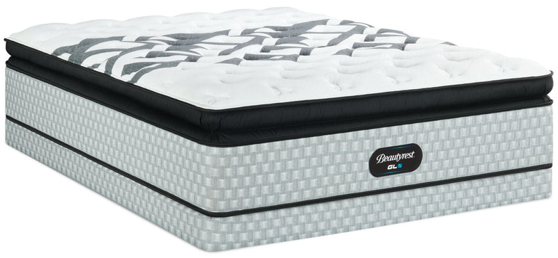 Ensemble matelas à Euro-plateau épais à profil bas GL8 de Beautyrest pour lit double