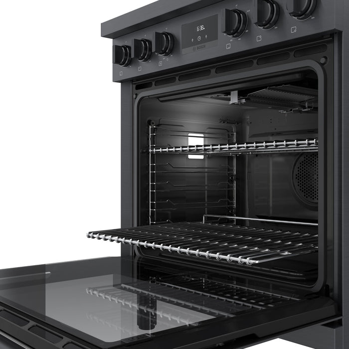  Cuisinière à gaz amovible Bosch de série 800 de 3,7 pi3 de style industriel - HGS8045UC