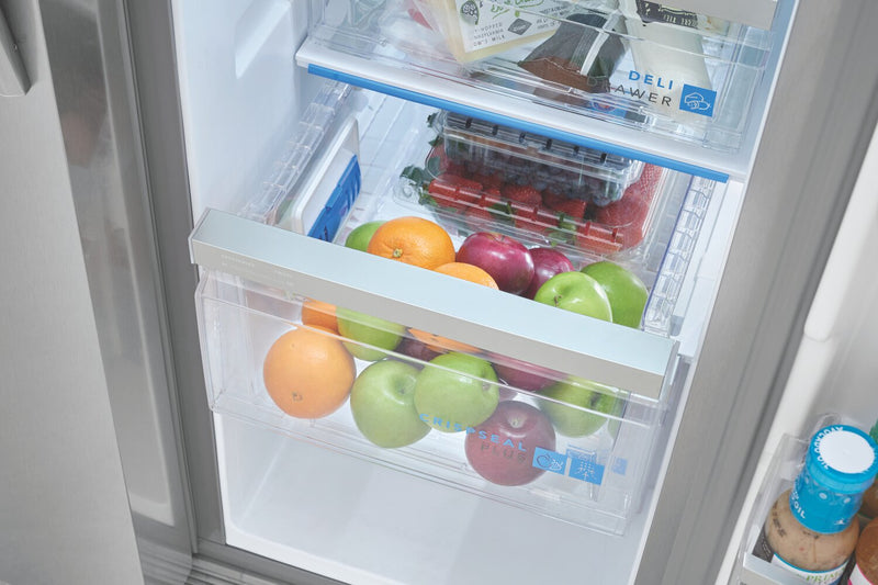 Réfrigérateur Frigidaire Gallery de 22,3 pi³ et de 33 po de profondeur standard à compartiments juxtaposés - acier inoxydable Smudge-ProofMD - GRSS2352AF