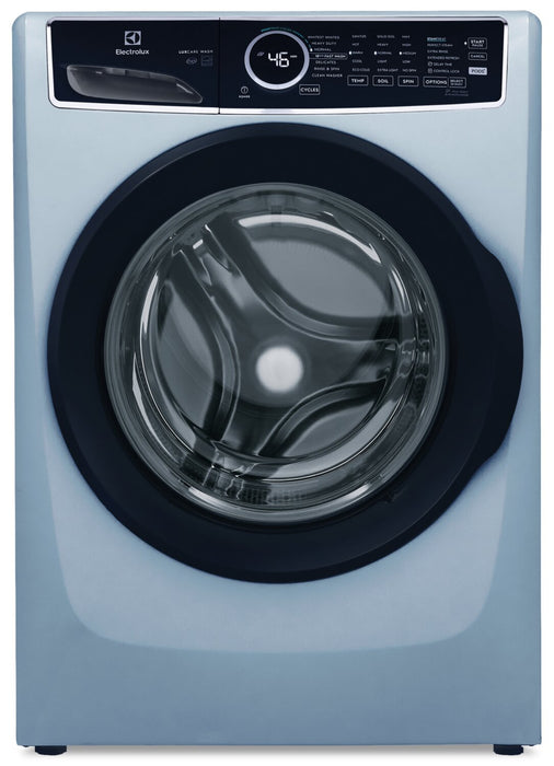 Laveuse à la vapeur haute efficacité Electrolux à chargement frontal de 5,2 pi³ - bleu glacier - superposable - ELFW7437AG