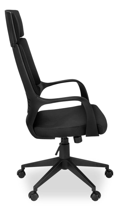 Fauteuil président Hayes de 25 po - noir 