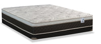 Ensemble matelas à Euro-plateau à profil bas Pisa II de Springwall pour grand lit