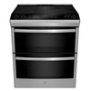 Cuisinière intelligente électrique Profile de 6,8 pi³ avec convection européenne véritable - acier inoxydable résistant aux traces de doigts - PCS980YMFS