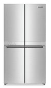 Réfrigérateur KitchenAid de 19,4 pi³ à 4 portes de profondeur comptoir - KRQC506MPS