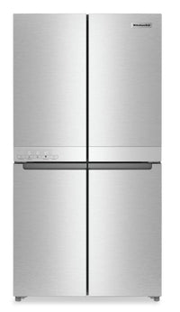  Réfrigérateur KitchenAid de 19,4 pi³ à 4 portes de profondeur comptoir - KRQC506MPS 