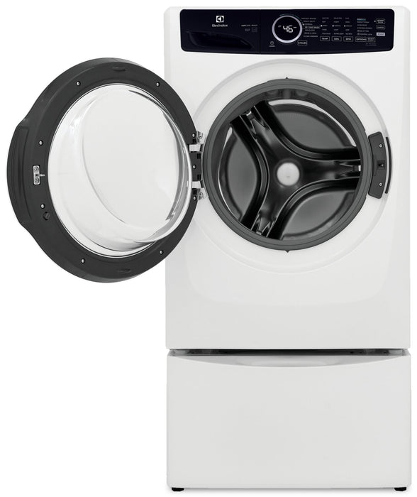 Laveuse à la vapeur haute efficacité Electrolux à chargement frontal de 5,2 pi³ - blanche - superposable - ELFW7437AW