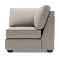  Fauteuil carré en coin Roll de la collection Sofa Lab - Pax Slate 