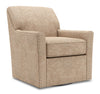 Fauteuil d’appoint pivotant Sofa Lab personnalisable de 31 po fabriqué au Canada en tissu de chenille - taupe Luxury Taupe