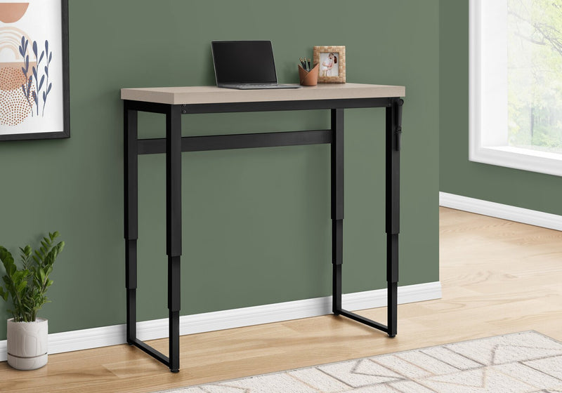 Bureau Kai de 47,25 po à hauteur réglable - taupe