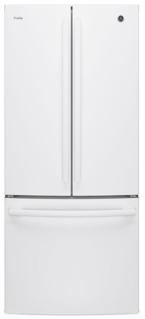 Profile 20.8 Cu. Ft. French-Door Refrigerator - PNE21NGLKWW | Réfrigérateur Profile de 20,8 pi³ à portes françaises – PNE21NGLKWW | PNE21KWW