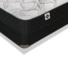 ["Ensemble matelas divisé à plateau régulier dans une boîte Autumn de Springwall pour grand lit"]