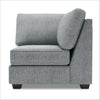Fauteuil carré en coin Roll de la collection Sofa Lab - Luna Pewter