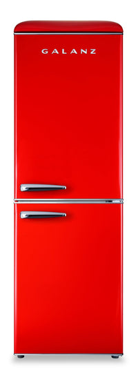  Réfrigérateur Galanz rétro de 7,4 pi3 à congélateur inférieur - GLR74BRDR12 