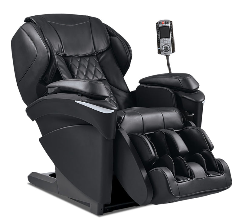 Panasonic High-Quality Synthetic Leather Real Pro ULTRA Prestige™ Massage Chair - Black