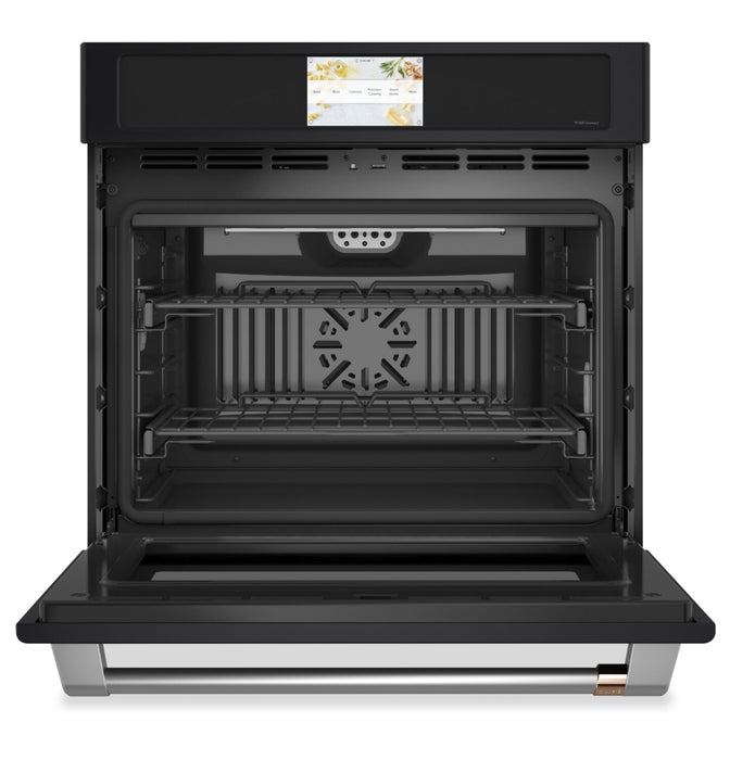 Four mural électrique Café de 5 pi³ et de 30 po avec convection européenne véritable et grilles autonettoyantes - blanc mat - CTS90DP3ND1