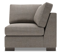  Fauteuil carré en coin Track de la collection Sofa Lab - Luna Smoke 