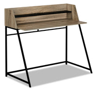 Bureau Lawson de 47,25 po avec petite crédence - taupe