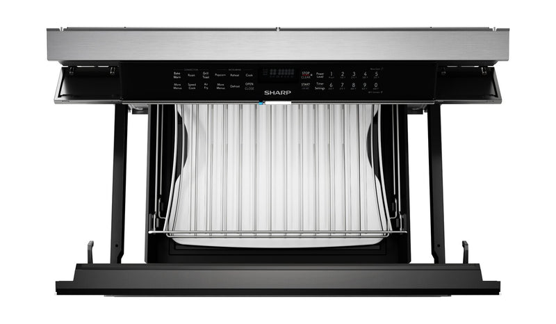 Tiroir four à micro-ondes Microwave DrawerMC encastré Sharp de 1,4 pi³ à convection - SMD2499FSC