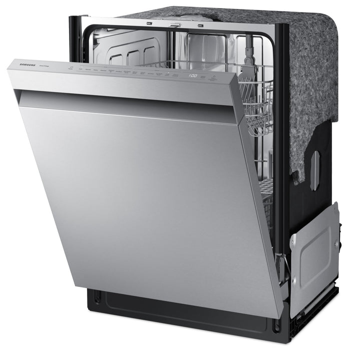 Lave-vaisselle encastré Samsung à 48 dBA de 24 po avec commandes sur le dessus, technologie de lavage ultrapuissant Storm WashMD et mise en marche différée - DW80CG5420SRAA
