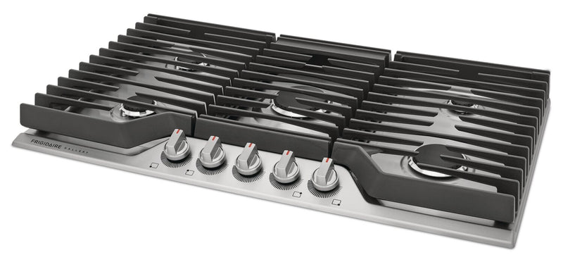 Surface de cuisson à gaz Frigidaire Gallery de 36 po à 5 éléments - acier inoxydable - GCCG3648AS