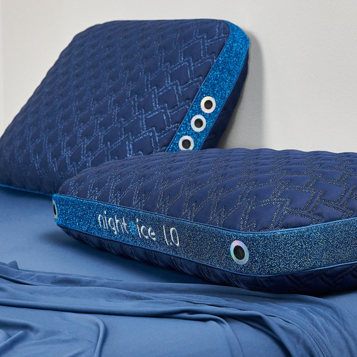 Oreiller haute performance Night Ice 1.0 de BEDGEAR - pour dormeur sur le ventre