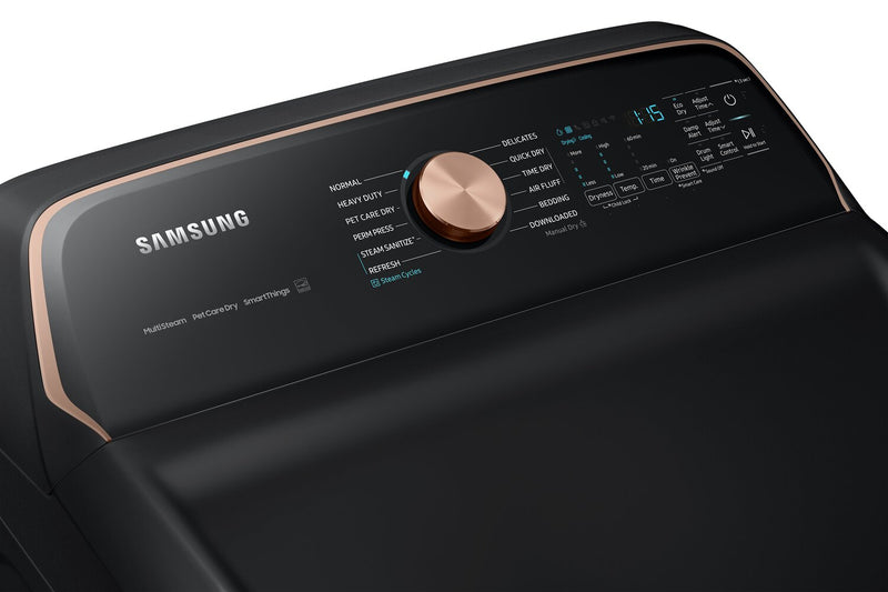 Laveuse intelligente 6,2 pi³ chargement par le haut avec système de distribution automatique et sécheuse électrique 7,4 pi³ Samsung 