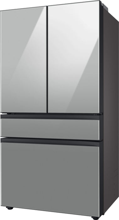 Réfrigérateur BESPOKE Samsung de 28,8 pi³ et de 36 po à 4 portes avec zone de boissons Beverage CenterMC - acier inoxydable - RF29BB8600QLAA