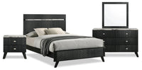  Ensemble de chambre à coucher Atlas 6 pièces de style moderne du milieu du 20e siècle avec lit, comm…