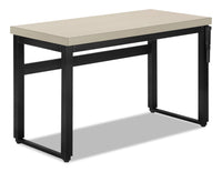 Bureau Kai de 47,25 po à hauteur réglable - taupe