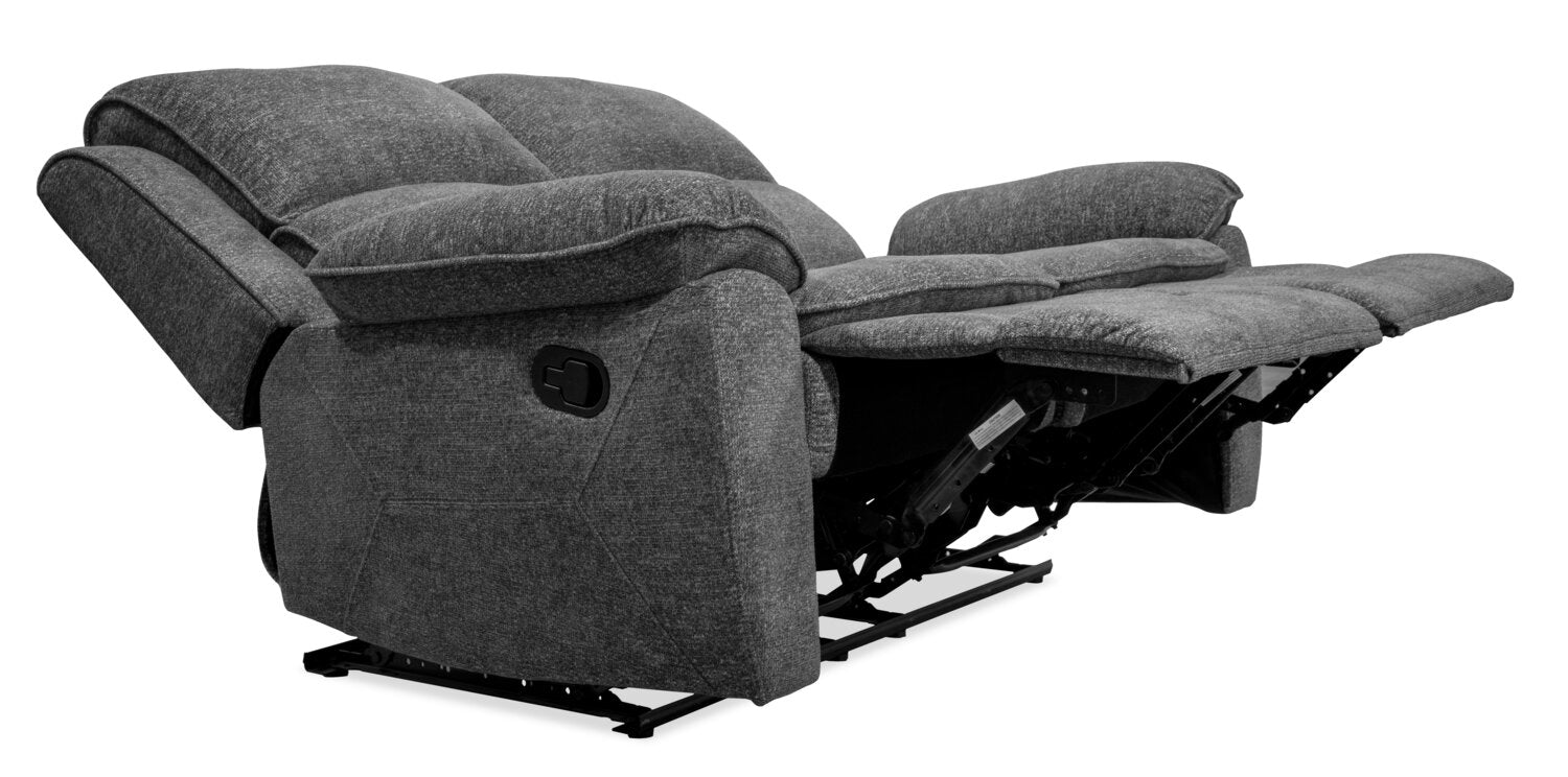 Causeuse inclinable Chandler de 60 po en tissu de chenille