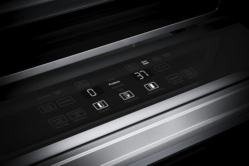 Réfrigérateur KitchenAid de 30 pi³ et de 48 po à compartiments juxtaposés - acier inoxydable avec fini PrintShieldMC - KBSN708MPS
