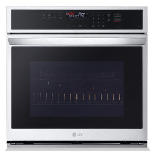 Four mural électrique LG de 4,7 pi³ et de 30 po avec convection véritable - acier inoxydable Smudge-ProofMD - WSEP4723F