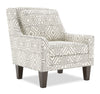 Fauteuil d’appoint club Sofa Lab personnalisable de 29 po fabriqué au Canada en tissu avec pattes en bois - Greystone multicolore