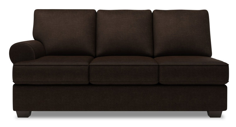 Sofa-lit de gauche Roll de la collection Sofa Lab- Luxury Chocolate