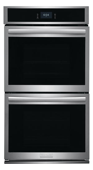 Four mural double électrique Frigidaire Gallery de 3,8/3,8 pi³ et de 27 po avec convection totale - acier inoxydable Smudge-ProofMD - GCWD2767AF