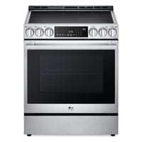  Cuisinière intelligente à induction LG Studio de 6,3 pi³ avec hublot InstaViewMD et friture à air - …