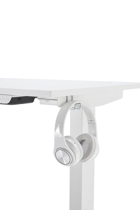 Bureau relevable Carson de 47,2 po à deux moteurs - blanc mat
