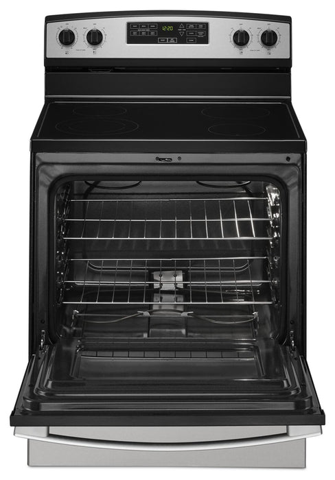 Cuisinière électrique Amana de 4,8 pi³ avec autonettoyage - acier inoxydable - YAER6603SMS