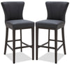 Tabouret bar Quinn, ensemble de 2 - gris