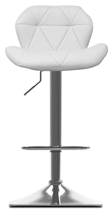 Tabouret bar réglable Emry - blanc