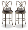 Tabouret bar pivotant Jaqueline - ensemble de 2