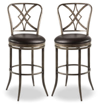 Tabouret bar pivotant Jaqueline - ensemble de 2