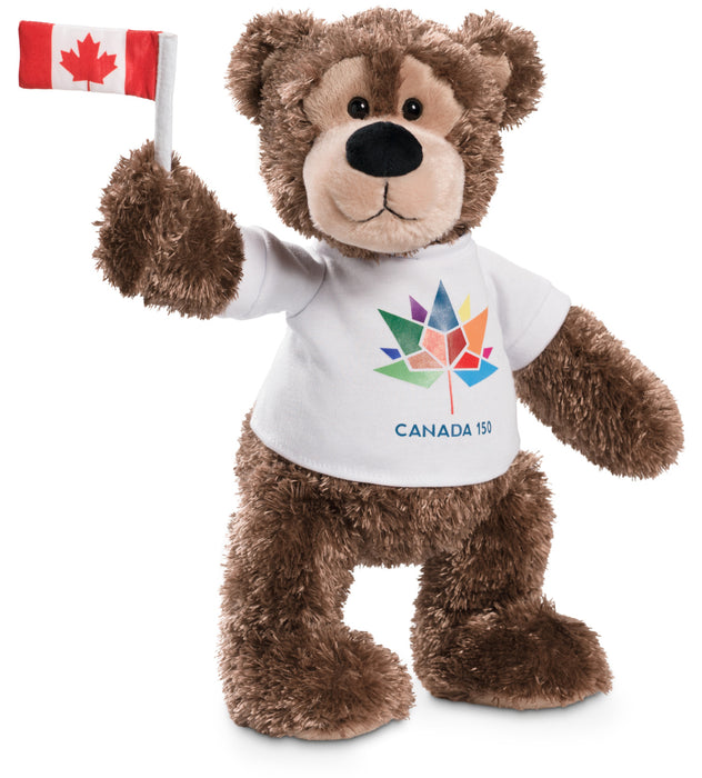 Ourson Brickley Canada 150 - T-shirt en français