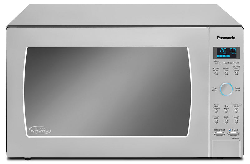 Panasonic Genius® Prestige® 2.2 Cu. Ft. Countertop Microwave – NN-SE996S - Countertop Microwave in Stainless Steel