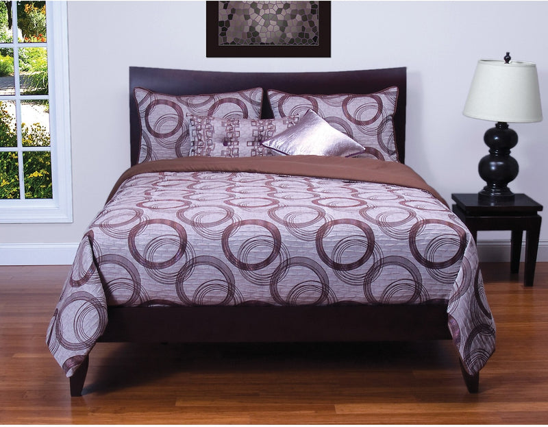 Ensemble de couette Brandon 5 pièces pour lit simple
