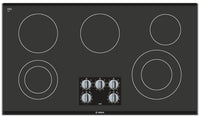 Surface de cuisson électrique Bosch de série 500 de 36 po à 5 brûleurs - NEM5666UC
