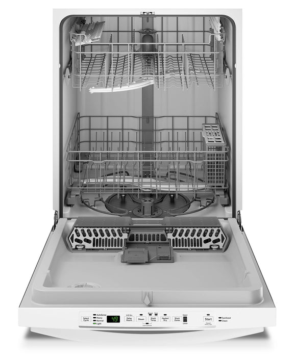 Lave-vaisselle GE à cuve haute avec commandes dissimulées - GDT545PGJWW 