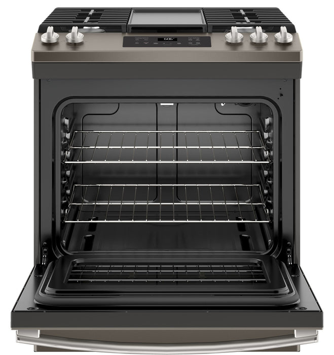 Cuisinière à gaz encastrée GE de 5,4 pi³ avec nettoyage à la vapeur - JCGSS66EELES