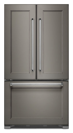 KitchenAid 22 Cu. Ft. Panel-Ready French Door Refrigerator with Interior Dispenser - KRFC302EPA|Réfrigérateur panneau personnalisable KitchenAid de 22 pi3 à portes françaises - KRFC302EPA|KRFC302P