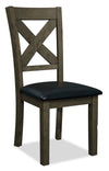 Chaise de salle à manger Talia - gris-brun